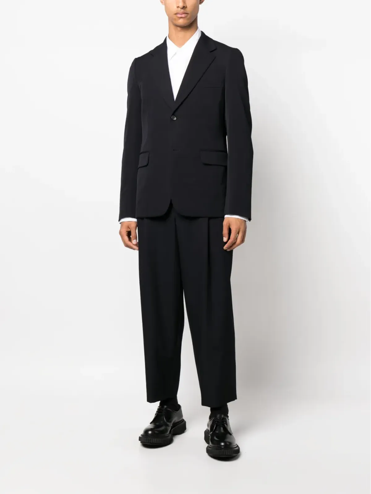 Comme des Garçons Homme Plus シングルブレスト ノッチドラペル ブレザー - 画像2