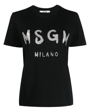 MSGM ロゴプリント半袖Tシャツ - サムネイル1