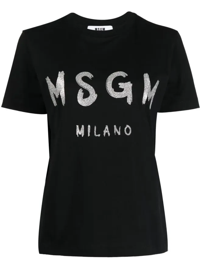 MSGM MSGM ロゴプリント半袖Tシャツの商品画像