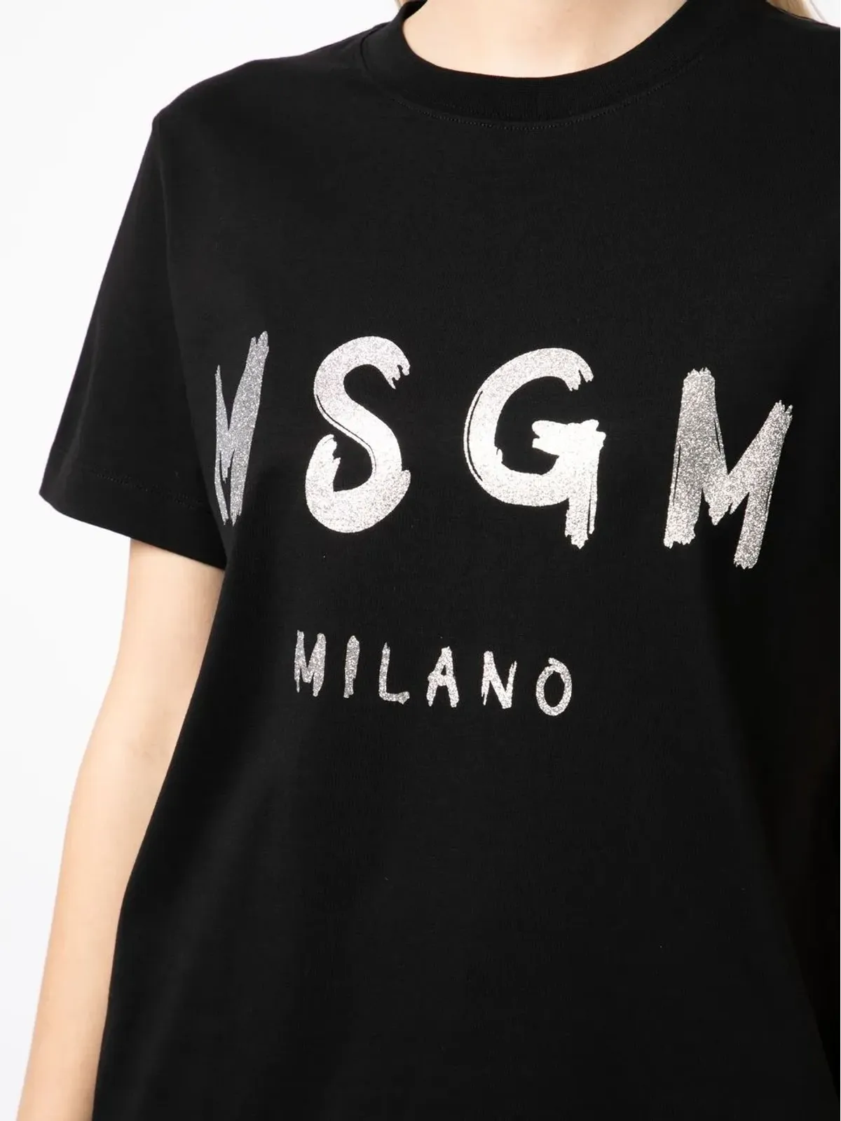 MSGM ロゴプリント半袖Tシャツ - 画像5