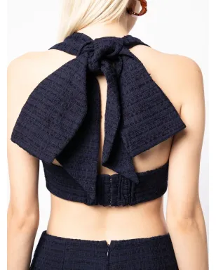 ZIMMERMANN ツイード ホルターネック クロップトップ - サムネイル5