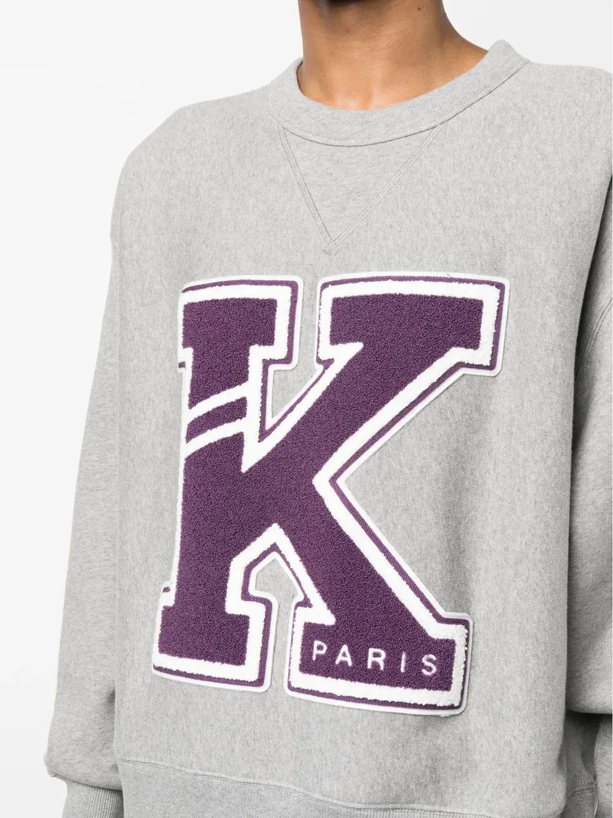 Kenzo ロゴパッチディテール スウェットシャツ - グレー - 画像5