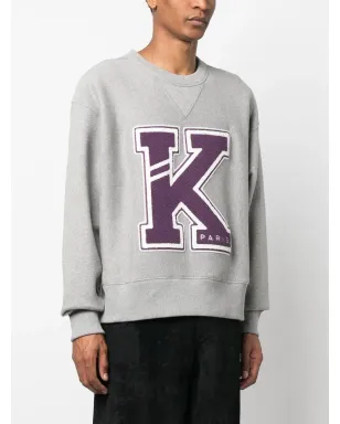 Kenzo ロゴパッチディテール スウェットシャツ - グレー - サムネイル3