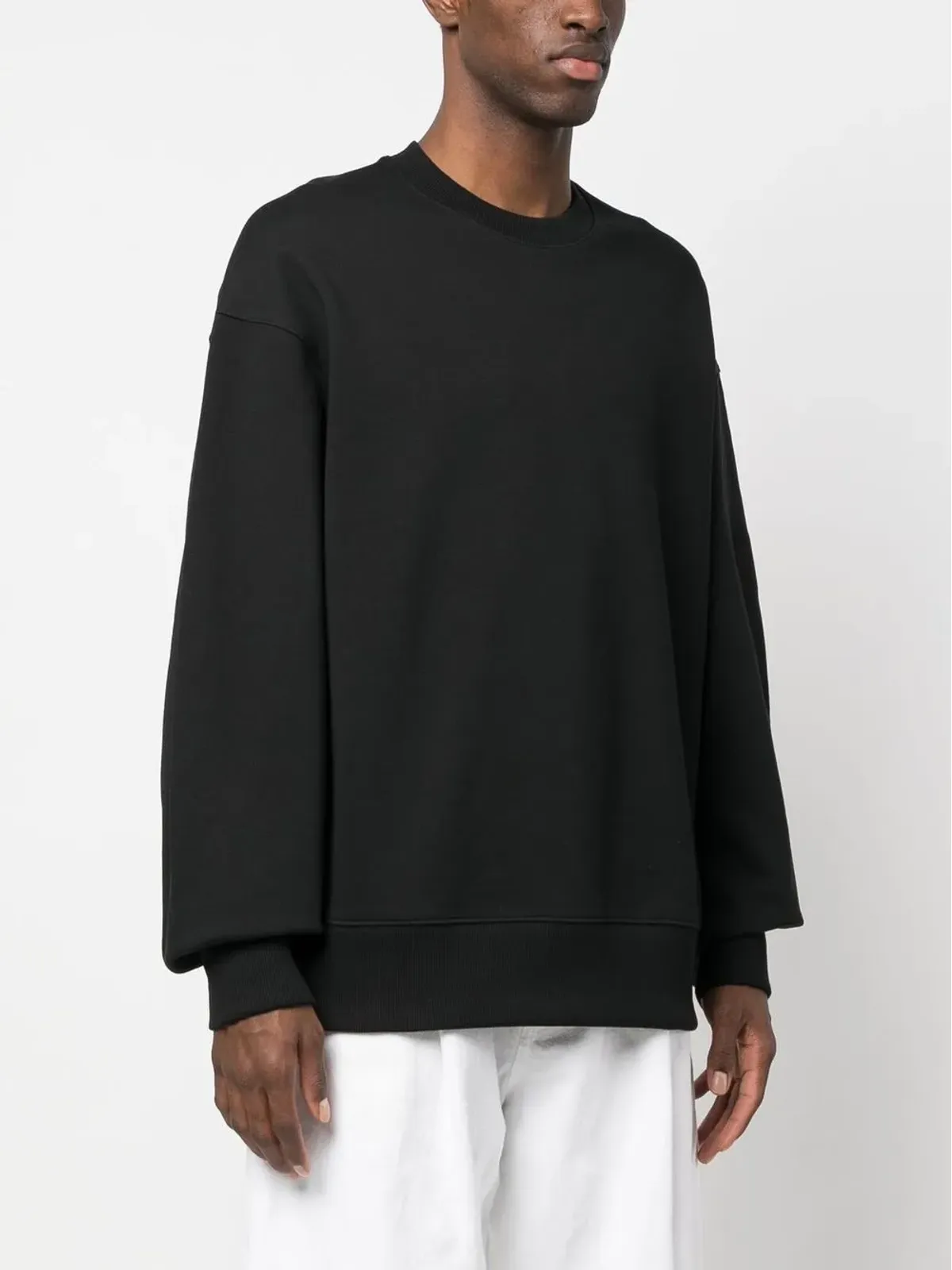 Y-3 ロゴプリント クルーネック スウェット - 画像4