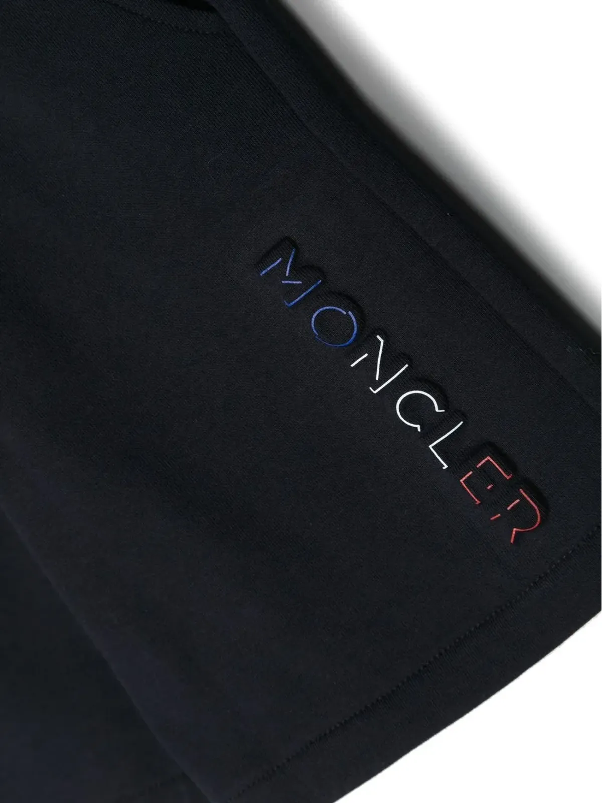 Moncler Enfant ロゴパッチディテールショーツ - 画像3