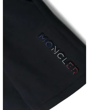 Moncler Enfant ロゴパッチディテールショーツ - サムネイル3