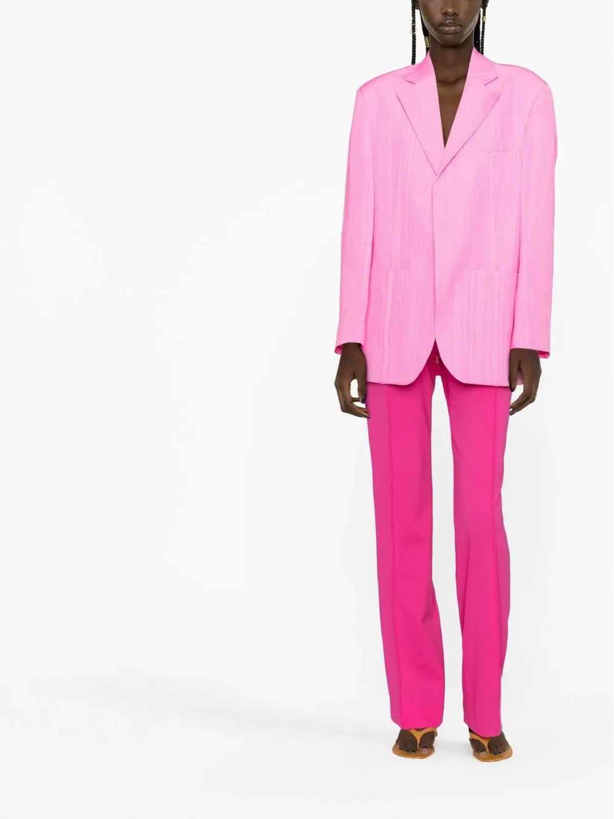Jacquemus ラ・ヴェスト・ダム メンズ シングルブレスト ブレザー - 画像2