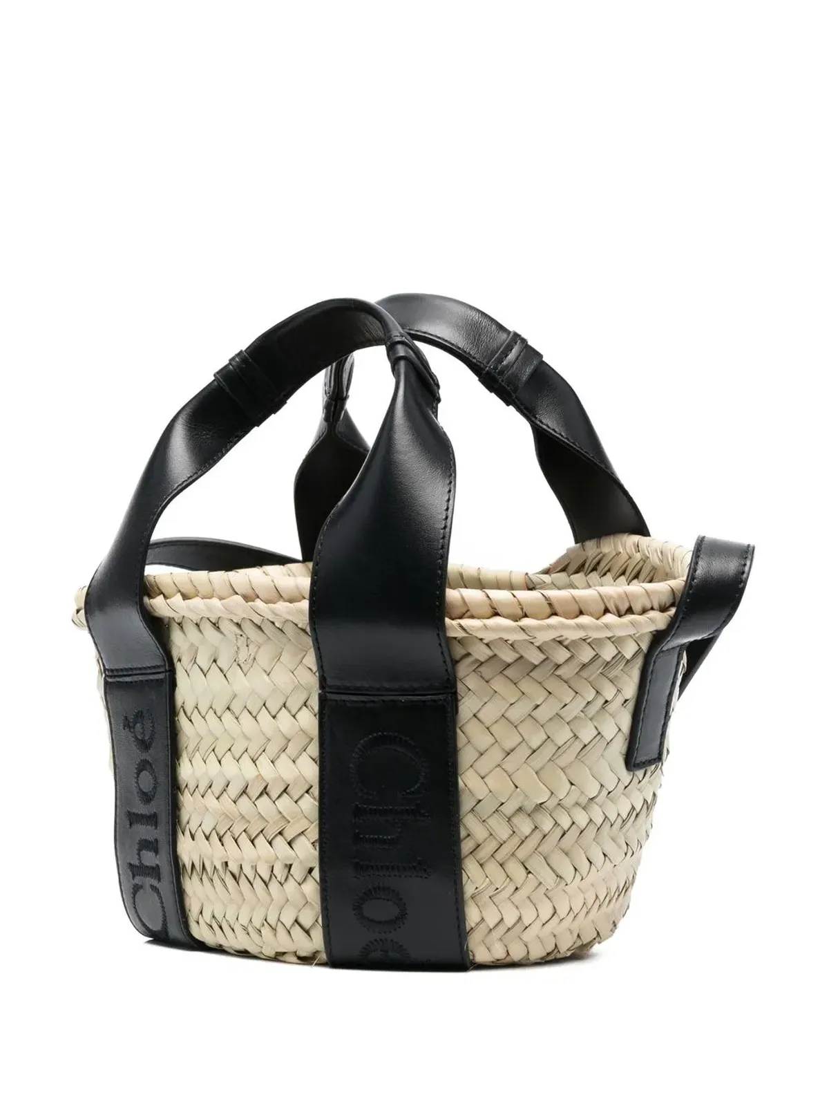 Chloé センス ラフィア トートバッグ - 画像3