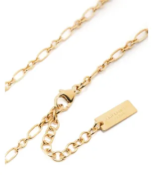 Saint Laurent ロゴ刻印チェーンネックレス - サムネイル3