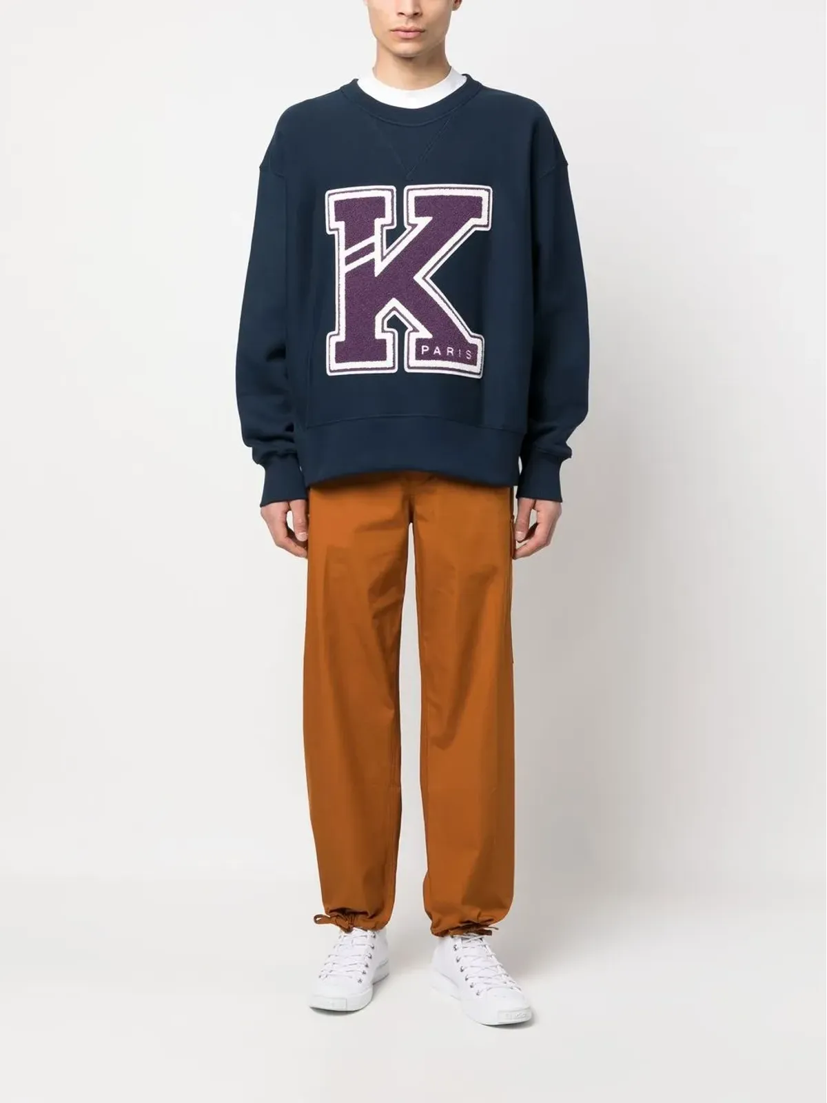 Kenzo ロゴ・アップリケ クルーネック スウェットシャツ - 画像2