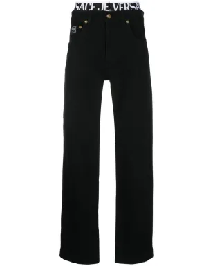 Versace Jeans Couture ロゴバンド・ストレートジーンズ - サムネイル1