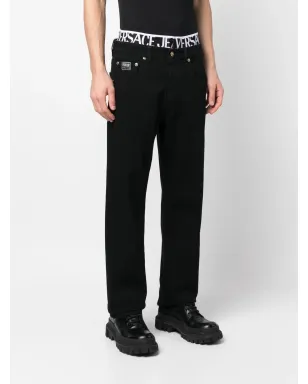 Versace Jeans Couture ロゴバンド・ストレートジーンズ - サムネイル3