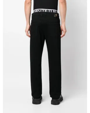 Versace Jeans Couture ロゴバンド・ストレートジーンズ - サムネイル4