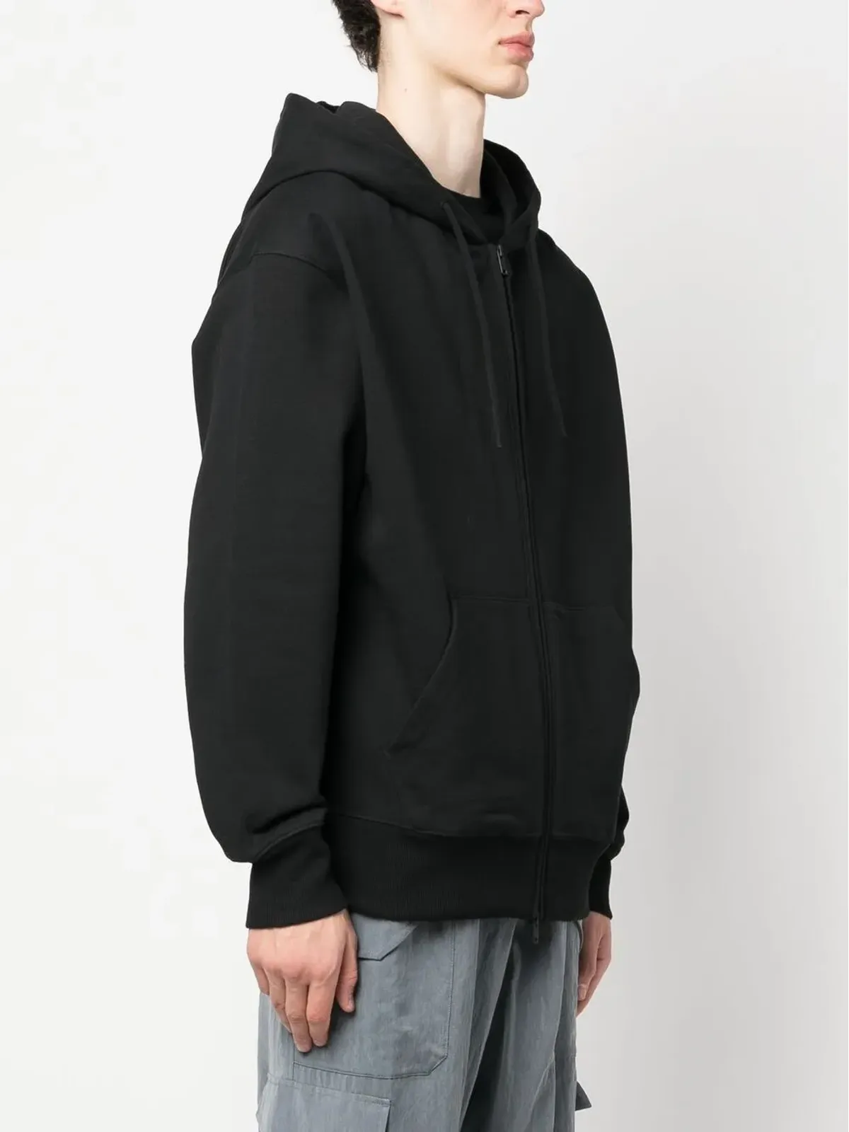 Y-3 フロントジップ付きフーディー - 画像3