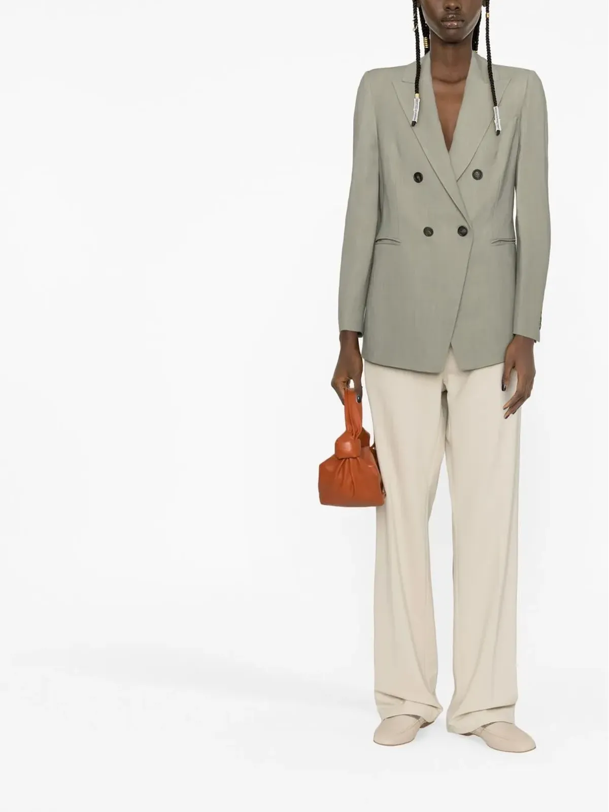 Brunello Cucinelli ダブルブレスト テーラードブレザー - 画像2