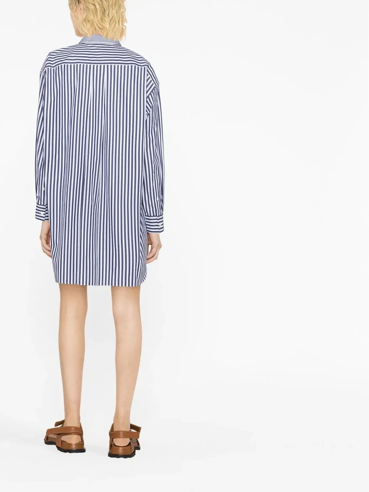 sacai ストライプ柄シャツドレス - 画像3