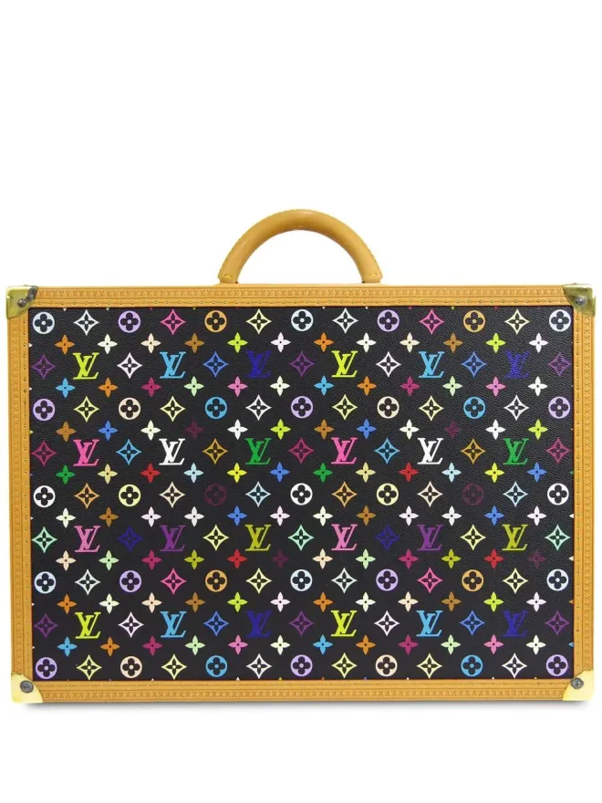 Louis Vuitton Pre-Owned Louis Vuitton Pre-Owned アルザー55 トランクバッグ - ブラックの商品画像