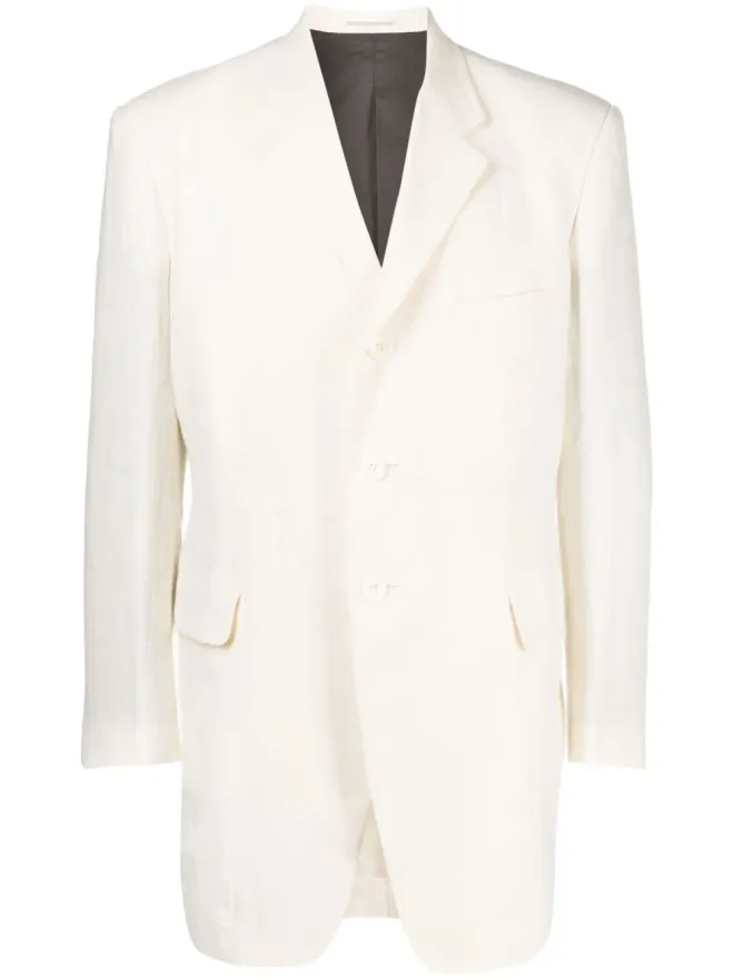 YOHJI YAMAMOTO Yohji Yamamoto シングルブレストブレザーの商品画像