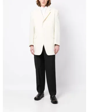 Yohji Yamamoto シングルブレストブレザー - サムネイル2