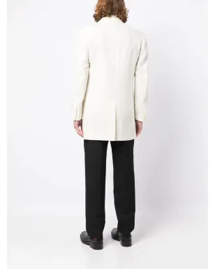 Yohji Yamamoto シングルブレストブレザー - サムネイル4