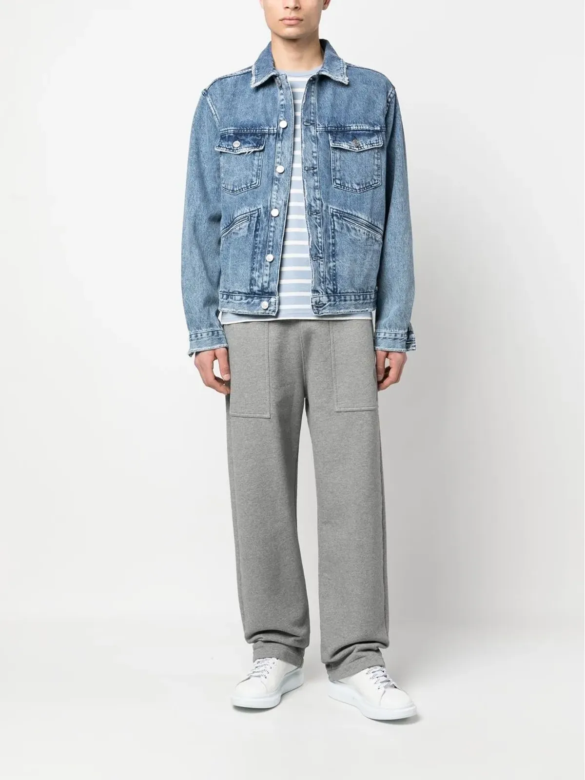 MARANT ジャンゴ ロゴ デニムジャケット - 画像2