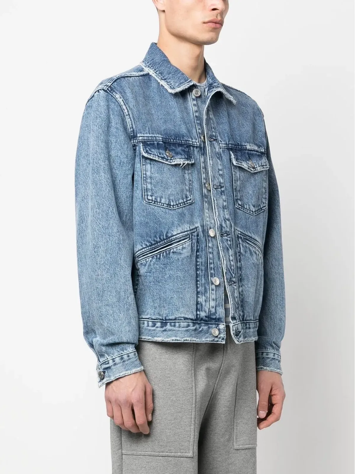MARANT ジャンゴ ロゴ デニムジャケット - 画像3