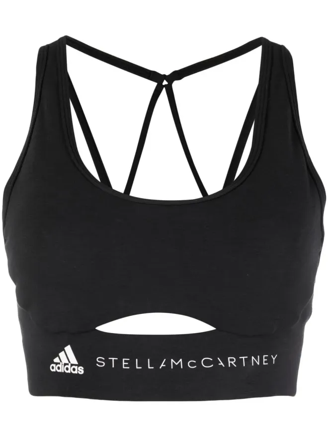adidas by Stella McCartney adidas by Stella McCartney ロゴプリント ブラレットトップの商品画像