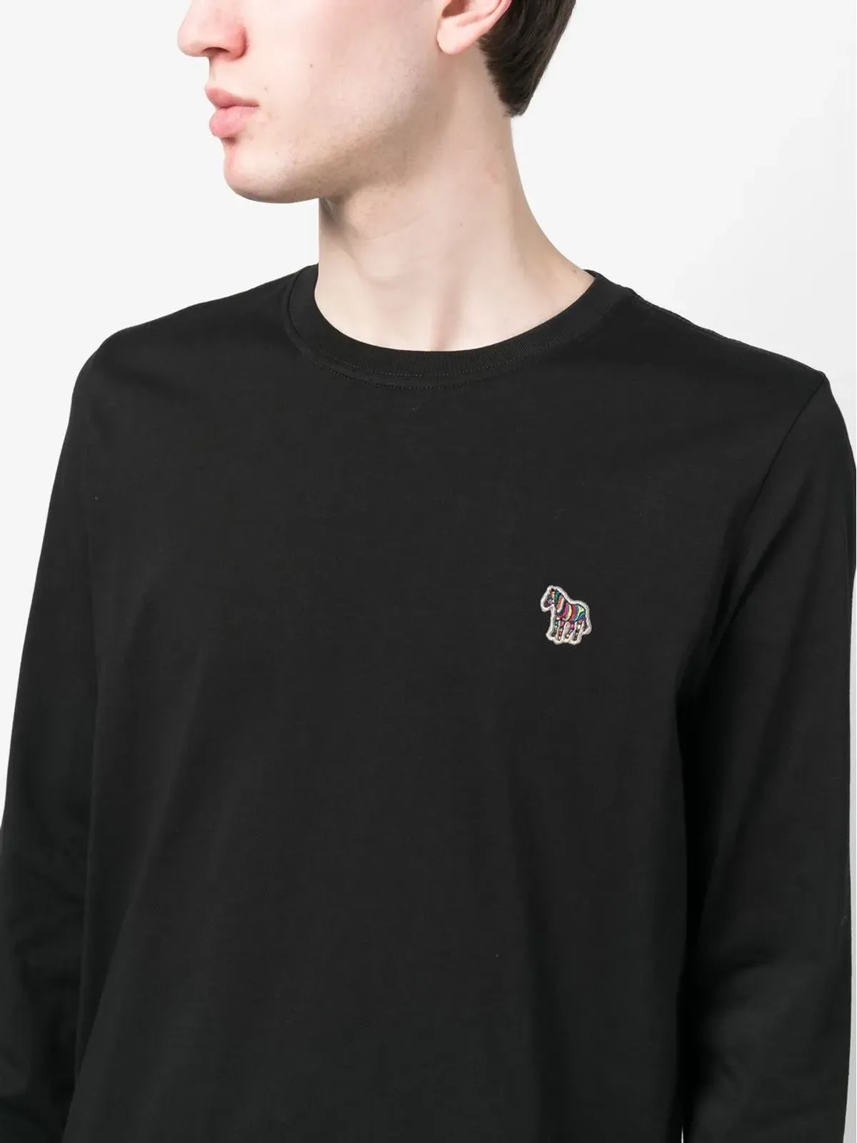 PS Paul Smith ビッグポニー コットン Tシャツ ブラック - 画像5