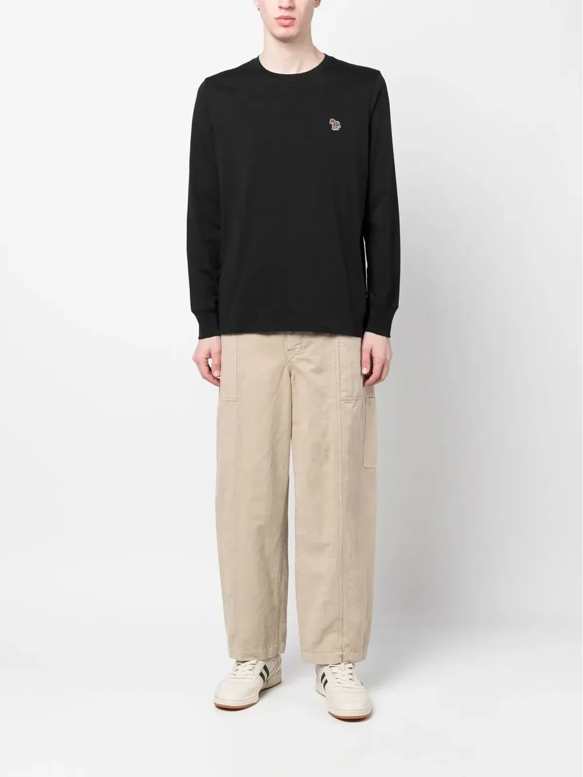 PS Paul Smith ビッグポニー コットン Tシャツ ブラック - 画像2