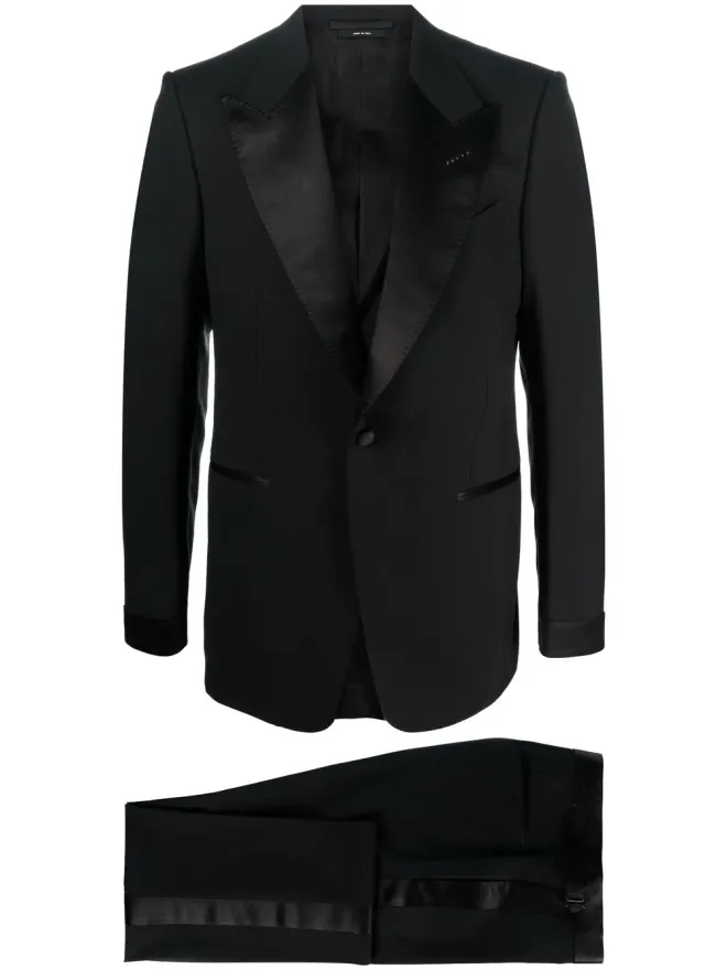 TOM FORD TOM FORD ピークドラペル ウールスーツの商品画像