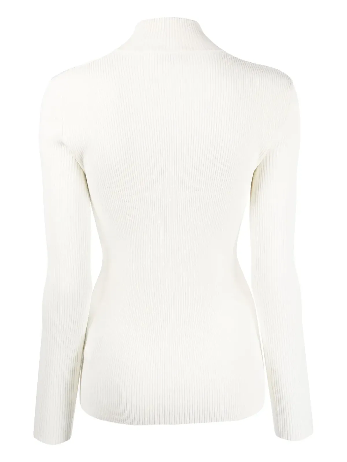Moncler 長袖リブ編みニット - White - 画像2
