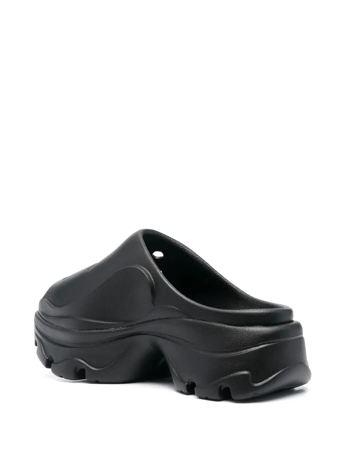 adidas by Stella McCartney ロゴエンボス加工のパンチングスライド - Black - 画像3