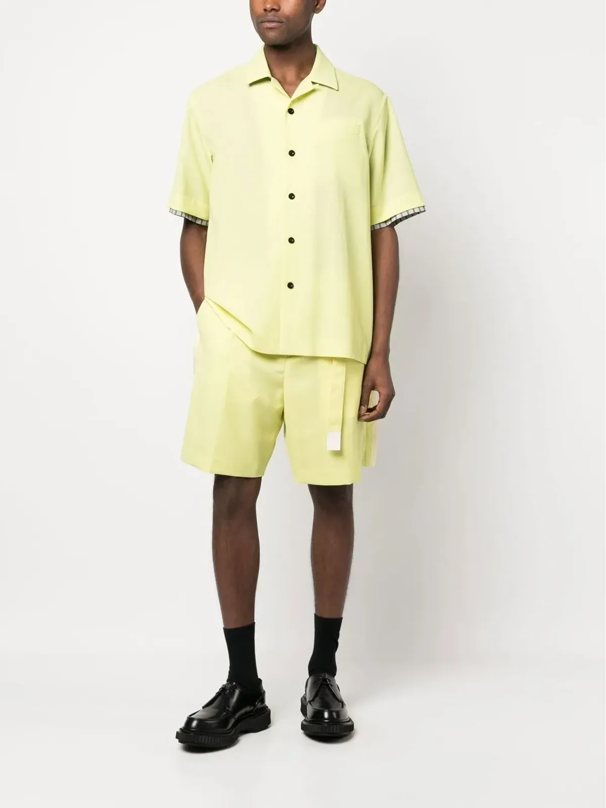 sacai 半袖オーバーサイズシャツ - 画像2