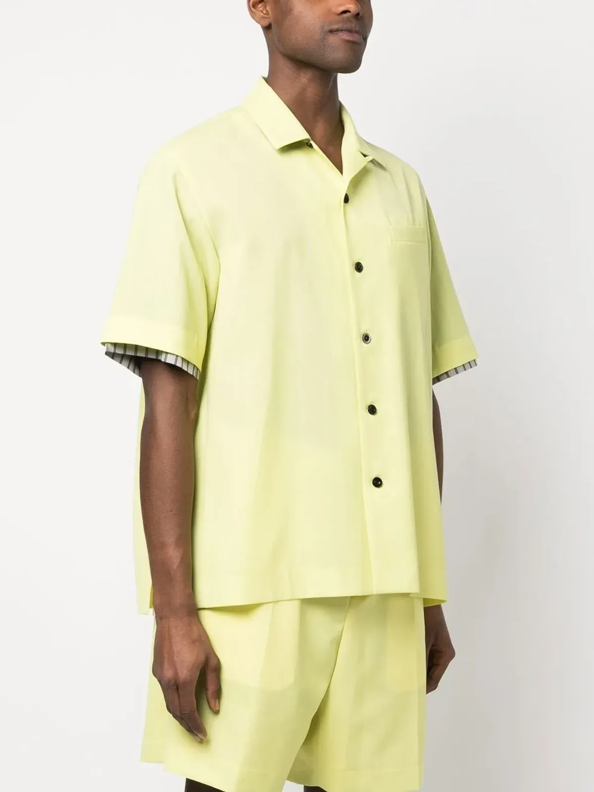 sacai 半袖オーバーサイズシャツ - 画像3