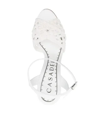 Casadei フローラ ヴェルシリア 155mm プラットフォームサンダル - サムネイル4