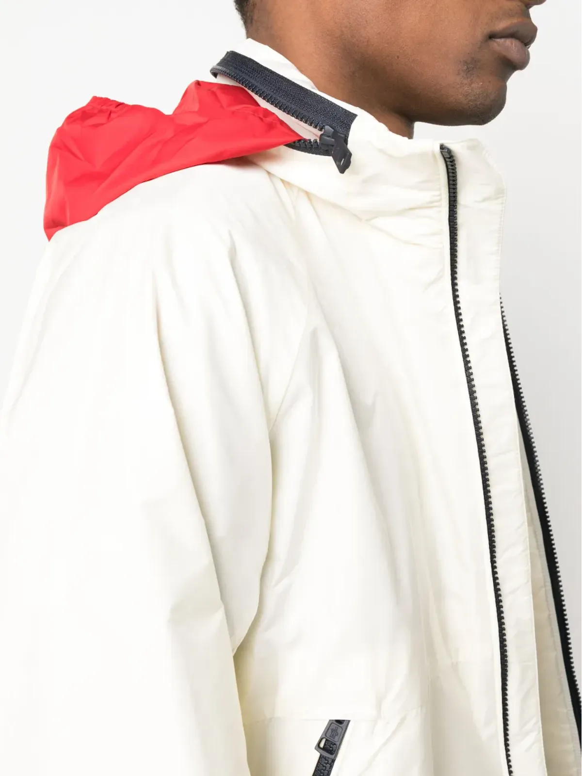 Moncler フード付きジップフロントジャケット - 画像5