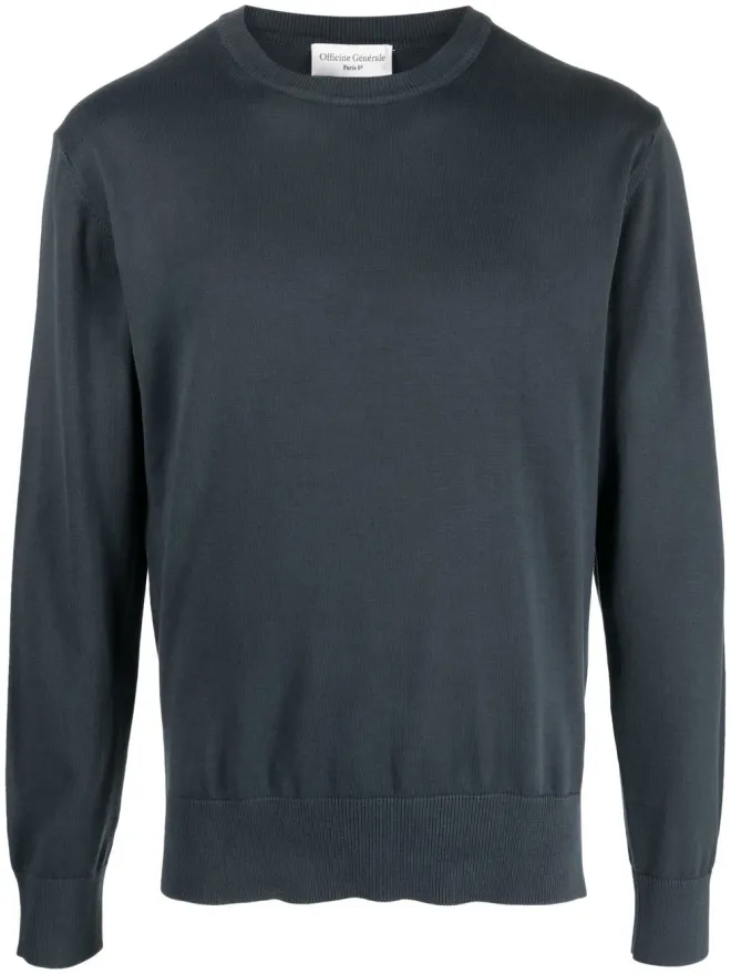 Officine Generale Officine Generale 丸首ニットジャンパーの商品画像