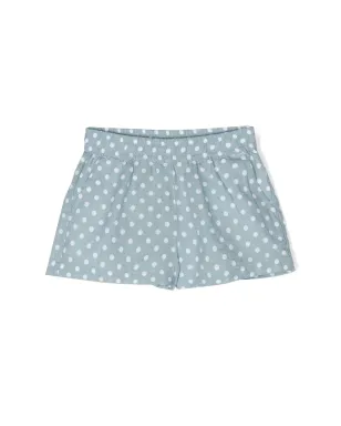 Aspesi Kids ドット柄ショートパンツ - ブルー - サムネイル1