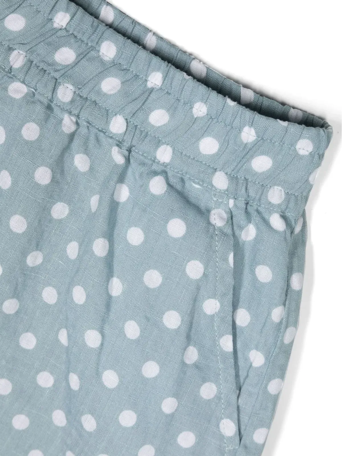 Aspesi Kids ドット柄ショートパンツ - ブルー - 画像3