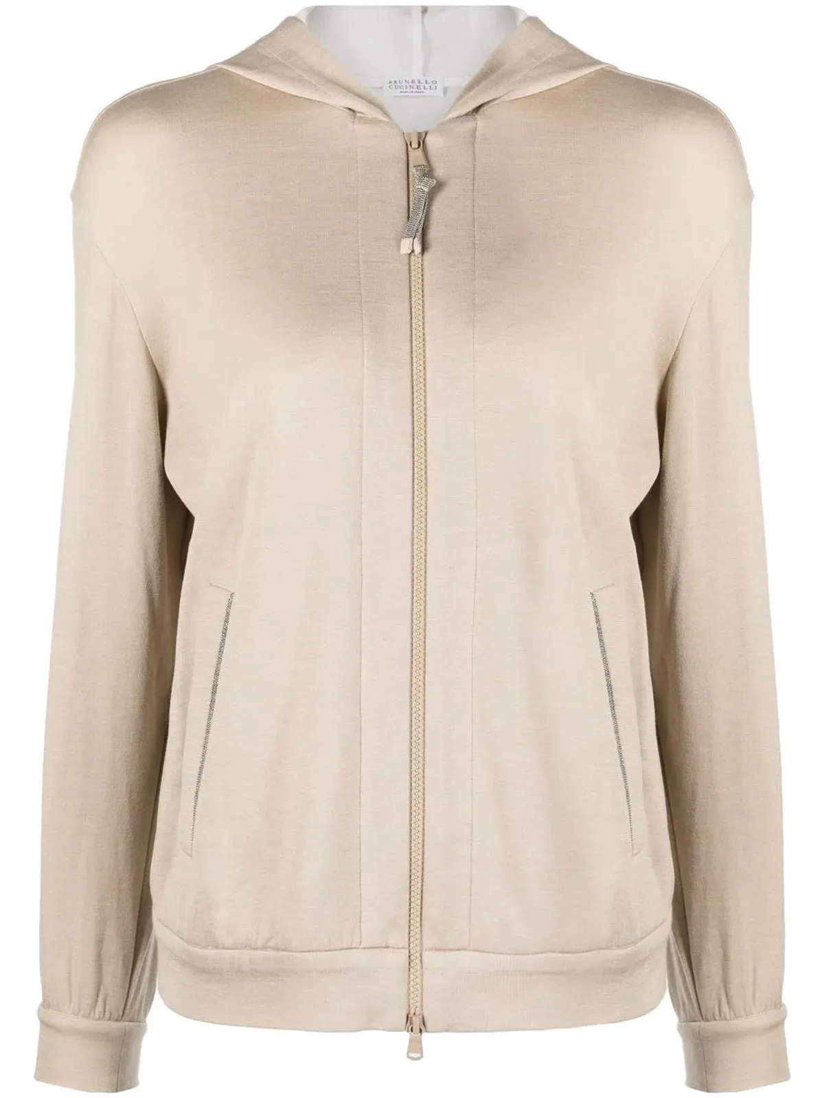 Brunello Cucinelli 2ポケットジップアップフーディ - 画像1