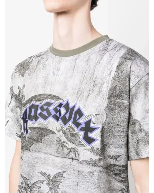 RASSVET ゴスコットンTシャツ グリーン - サムネイル5