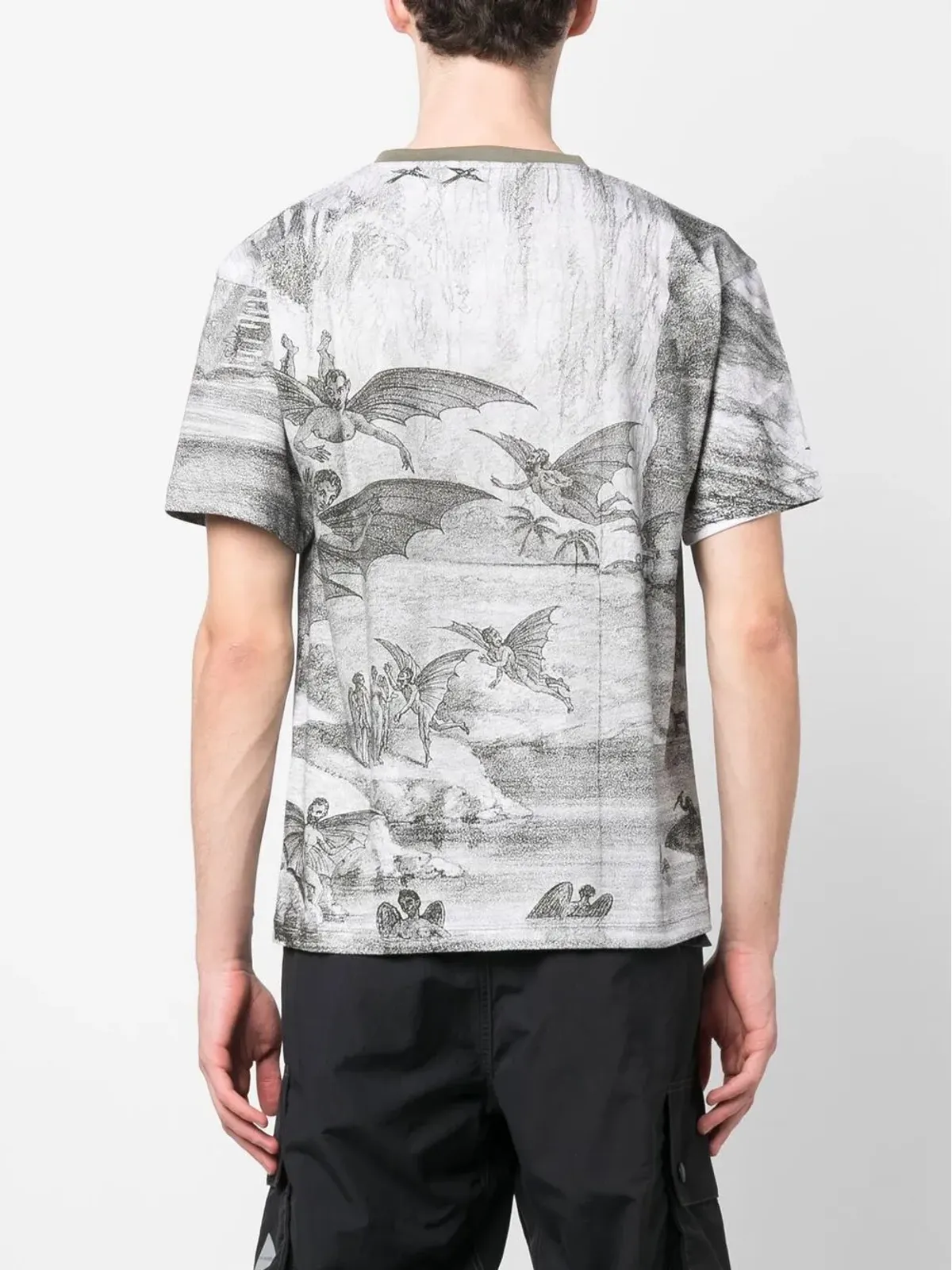 RASSVET ゴスコットンTシャツ グリーン - 画像4