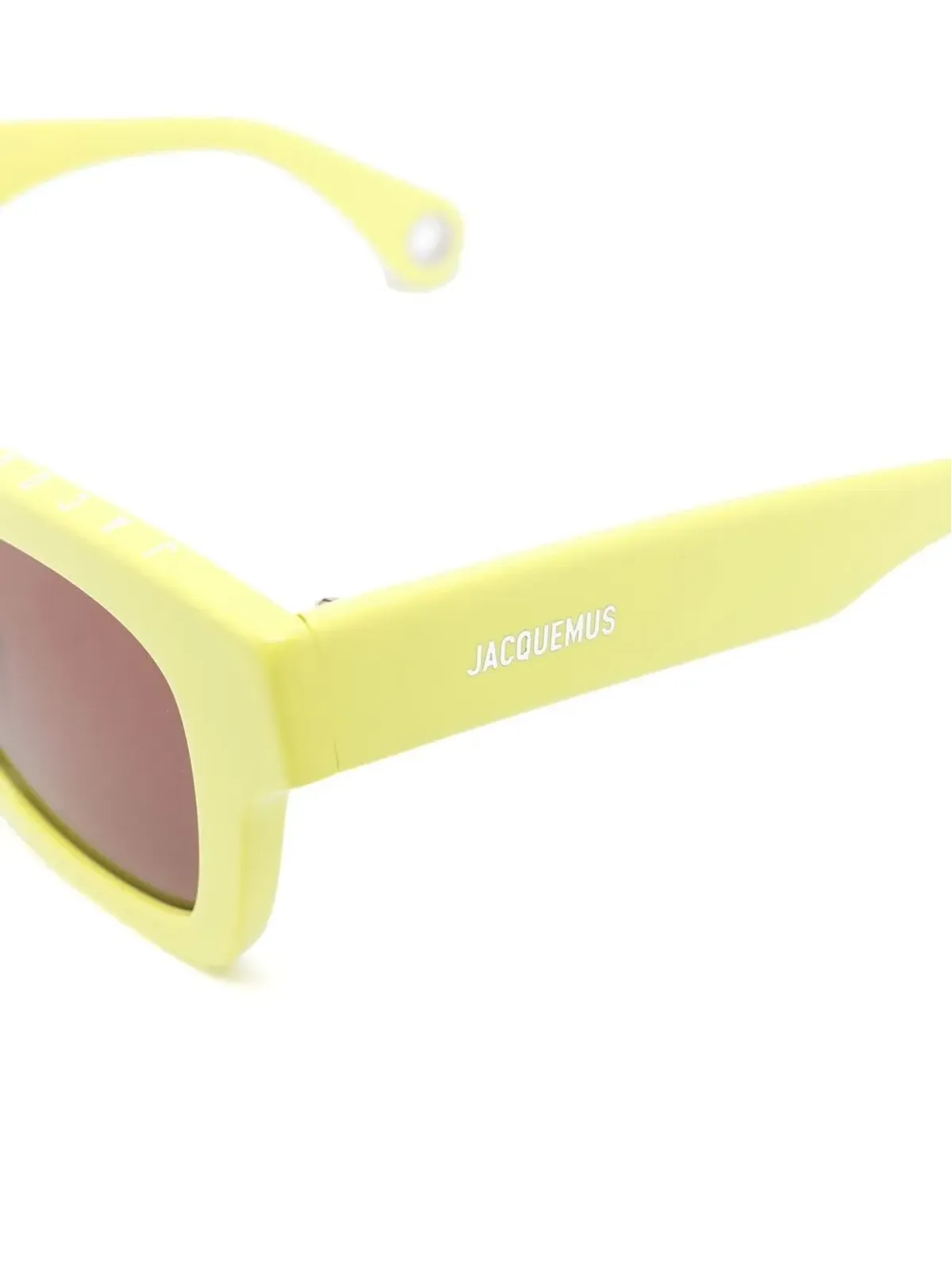 Jacquemus スクエアフレームティントサングラス - 画像3
