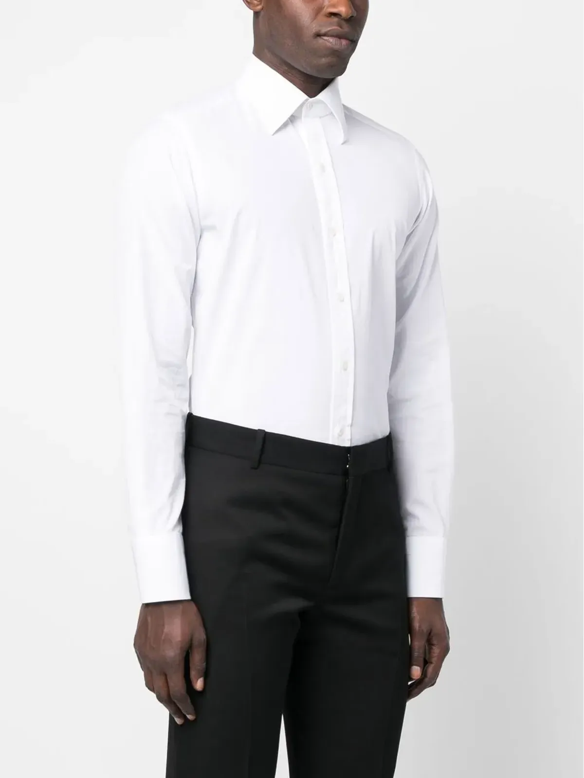 Alexander McQueen ストライプディテール テーラードパンツ - 画像3
