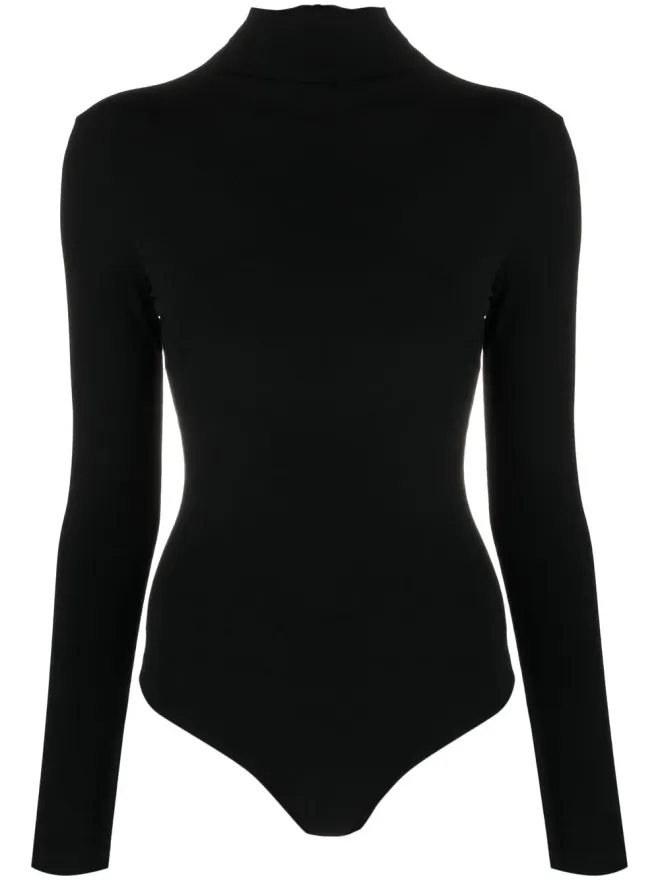 Atu Body Couture Atu Body Couture ハイネック長袖ボディスーツ - ブラックの商品画像