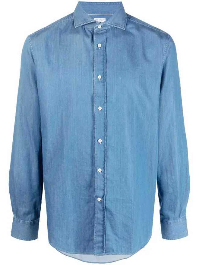Brunello Cucinelli Brunello Cucinelli ボタン付きシャツの商品画像