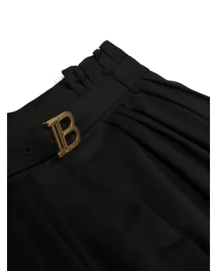 Balmain Kids プリーツディテール ウールパンツ - サムネイル3