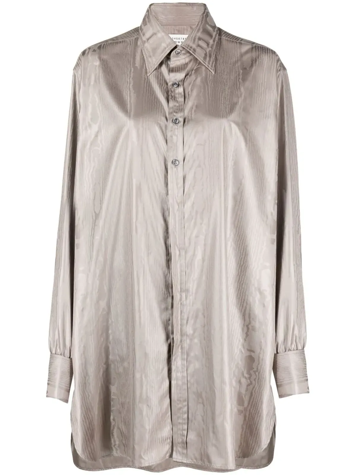 Maison Margiela オーバーサイズ長袖シャツ グレー - 画像1