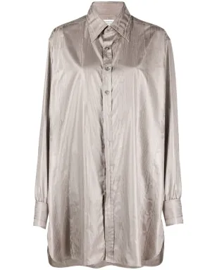 Maison Margiela オーバーサイズ長袖シャツ グレー - サムネイル1