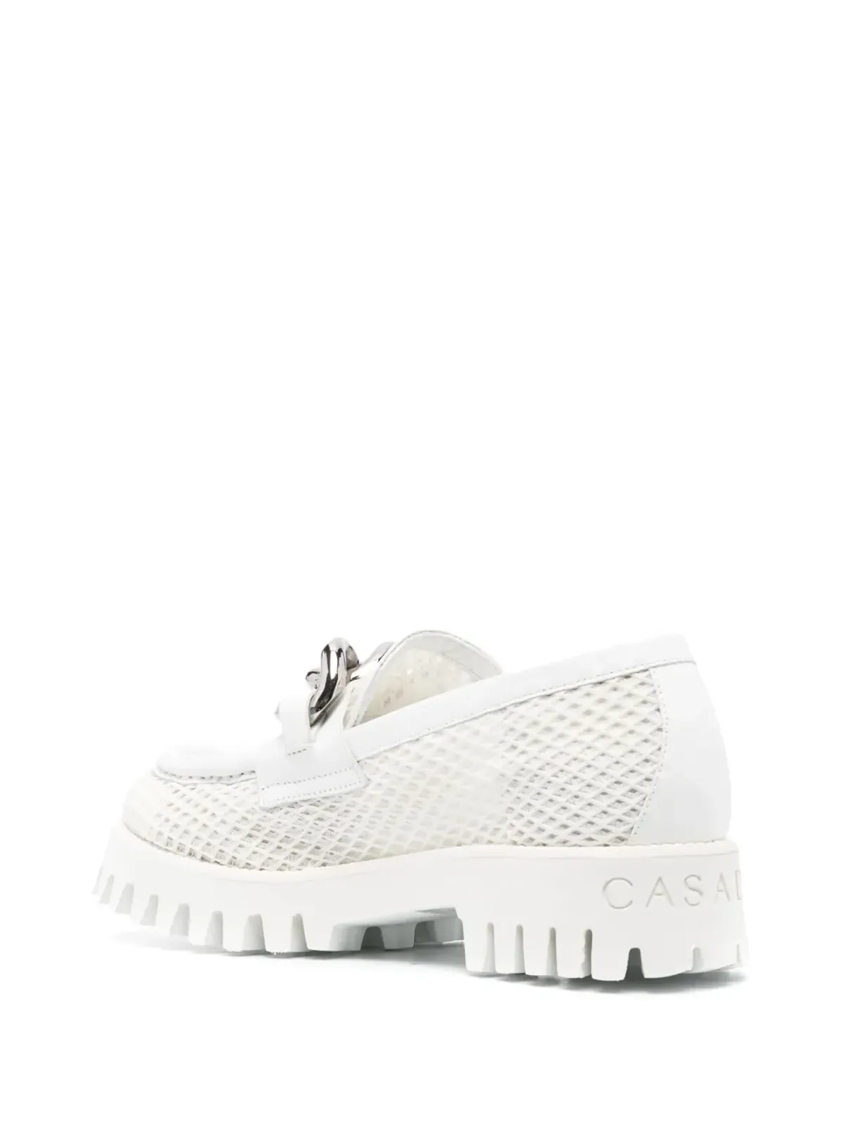 Casadei タペール ネットウェブ ローファー - 画像3